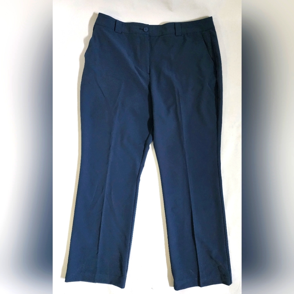 Womens Worthington size 18 Pants, straight leg, blue